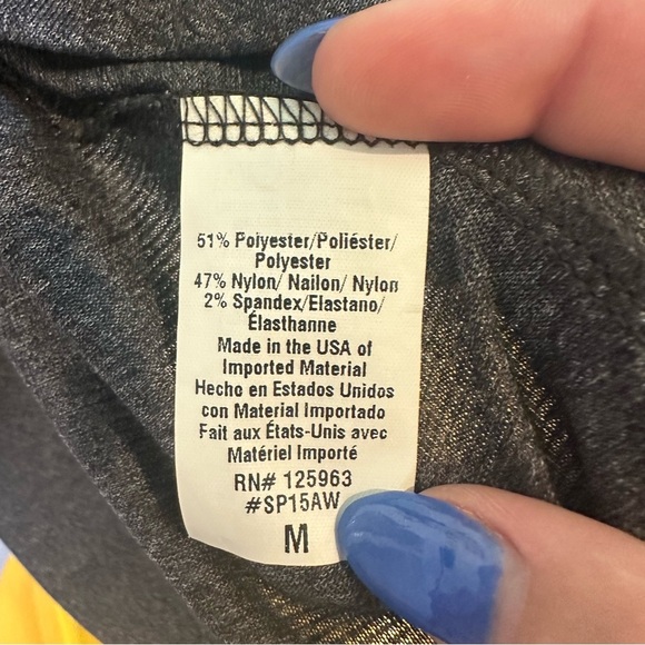 Beyond Yoga Y Tank Top. Size: Medium. Color: Heather Gray. NWT. - Picture 7 of 8